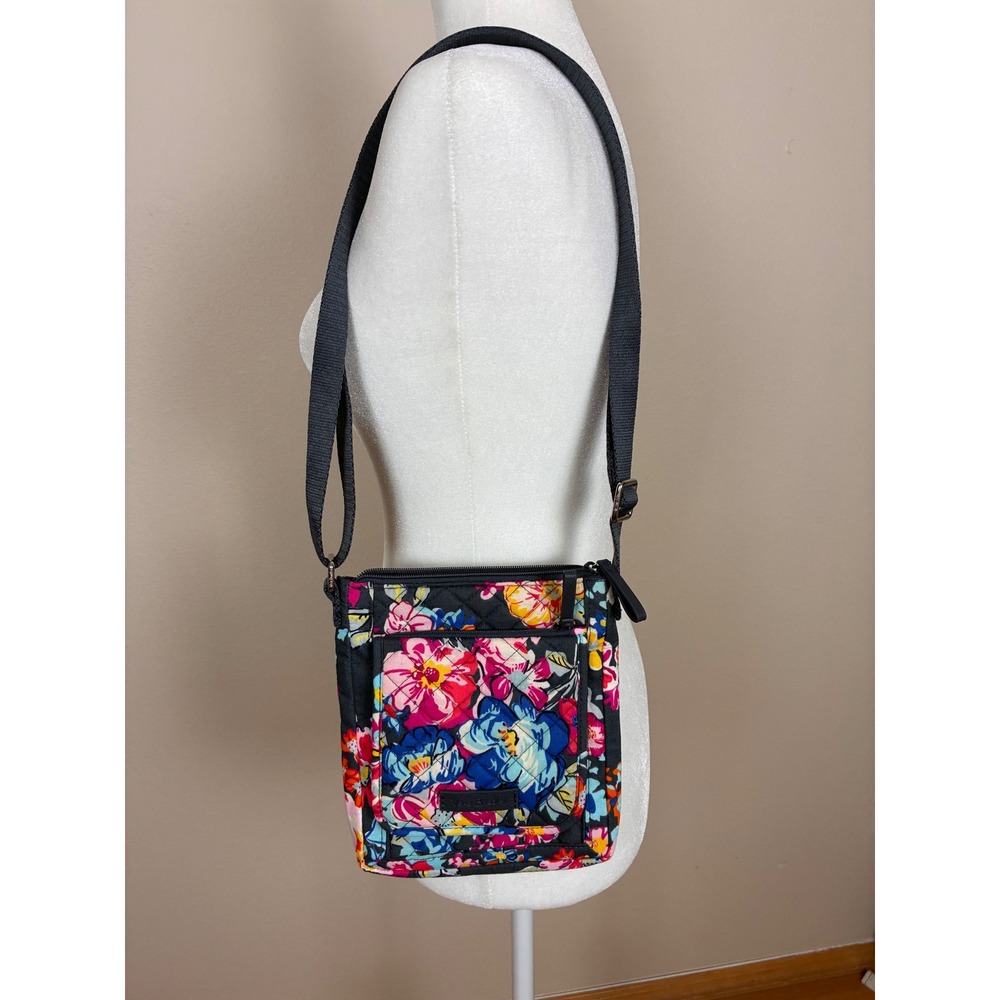 Vera Bradley Mini Hipster Crossbody & Zip ID Case Rhapsody‎ in Bloom Retired